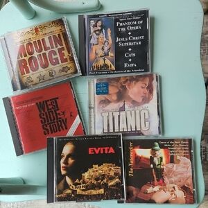 Collection of 6 Musical Soundtrack CDs